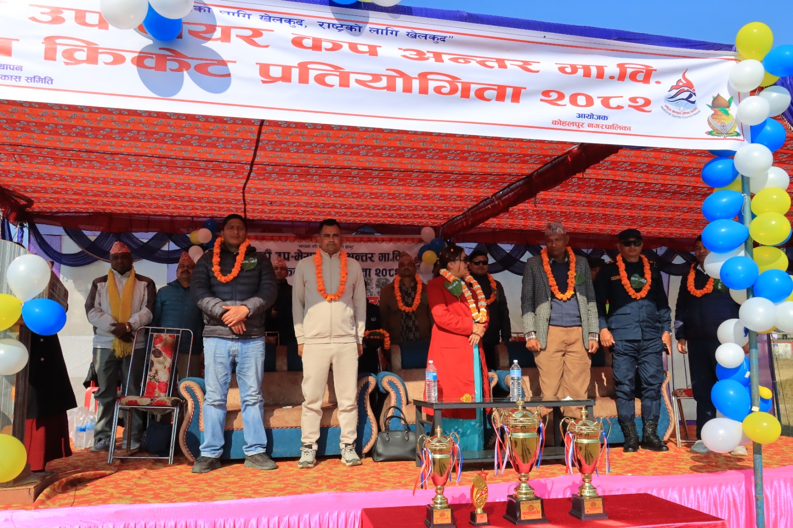 आठौँ उपमेयर छात्रा कपमा लक्ष्मी मावि र ज्ञान ज्योति माविको विजयी सुरुवात